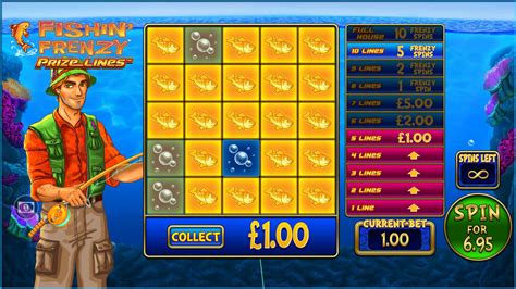 Fishin' frenzy prize lines  Here’s how to get them: Deposit and play £10 on any game to get Free Spins